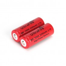 UltraFire IMR18500 3.7V Actual Capicaty 1100mAh Recharger Battries Without Protection(2ps)